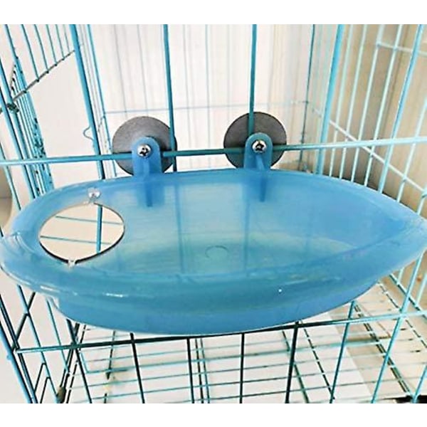 Papegøyebadekar med speil - Tilbehør til fuglebur - Dusjboks - Fuglebur - Leketøy for fuglebur