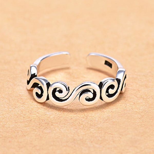 Mote Kvinner Cloud Shape S Åpningsenden Finger Ring Party Smykker Dekor Gaver