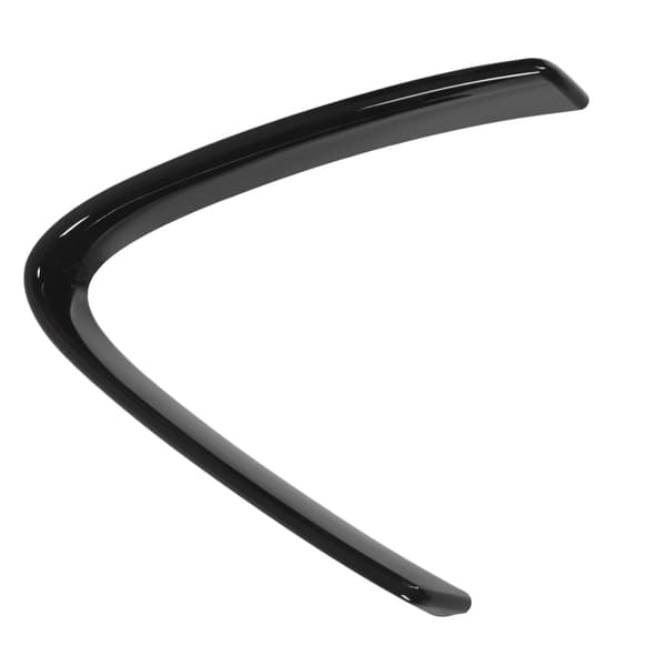 Blank Sort Ridsefast Front Grill Trim Udskiftning til Alfa Romeo Giulia 2017 til 2020