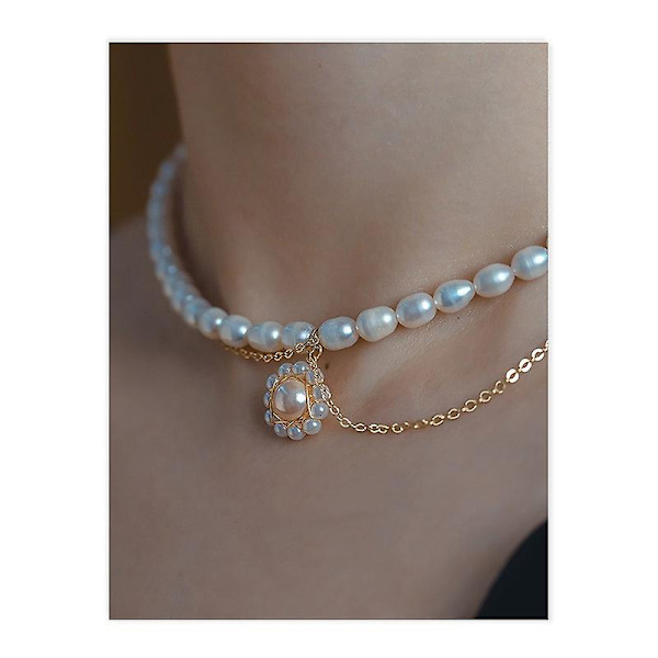Kaulakoru Pearl Vintage Choker Girls&#39; Muotikorut Ac3259