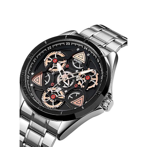 Herrmodeklocka Toppmärke Luxury Quartz Waterproof Watch 1678