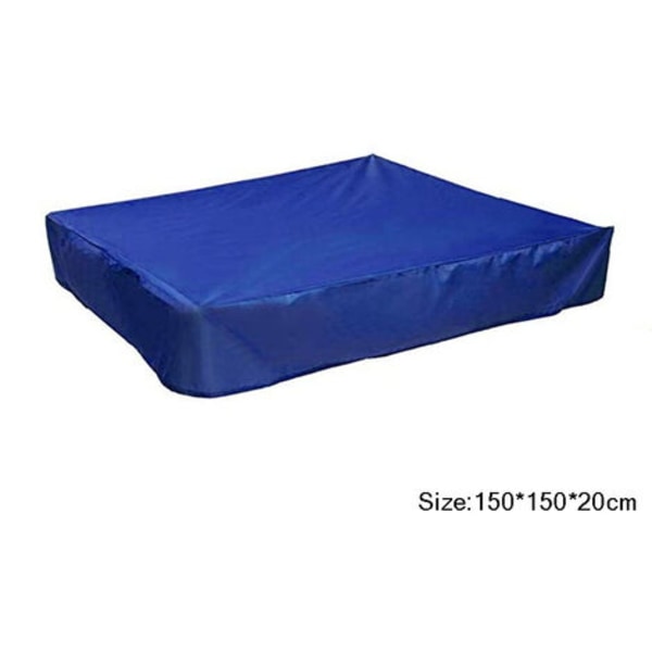 Have vandtæt betræk - Firkantet solskærm - Sandtæt betræk (blå) 150*150*20 cm