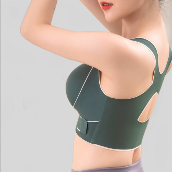 vacker rygg sport-bh utan stålring fitness XL