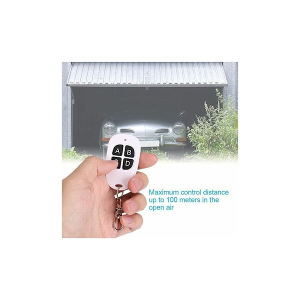 100-4/315/1527 runt fjärrkontrollhandtag universal trådlös klonfjärrkontroll för garageport, portport,