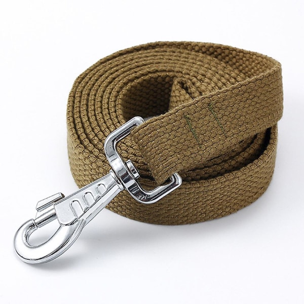 Hundehalsbånd og båndsett, slitesterk bomullshalsbånd med metalllås og allsidig bånd