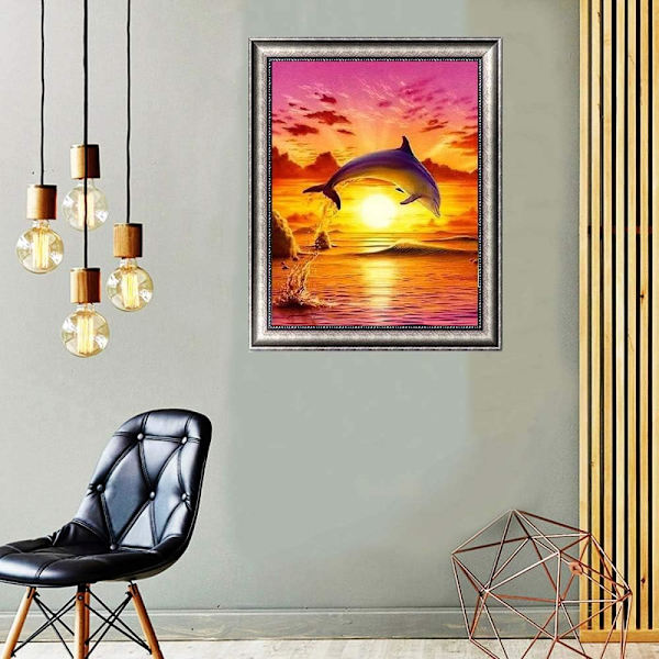 Tee tee-se-itse 5D- diamond painting , tee-se-itse 5D-timantti-tee-se-itse 5D- diamond painting kodin seinäsisustusmaalaukset timanttikoristeluja (50×40 cm),