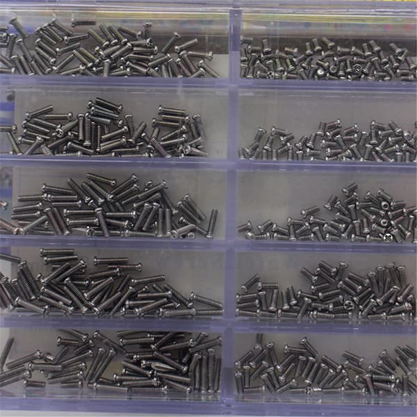 1,6 mm til 6,0 mm Små Ur Krydsskruer Armbåndsur Tilbehør i Rustfrit Stål
