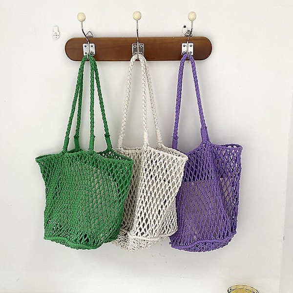 Sommer strandtaske, håndlavet taske Dame håndtaske 22x27(cm) C38