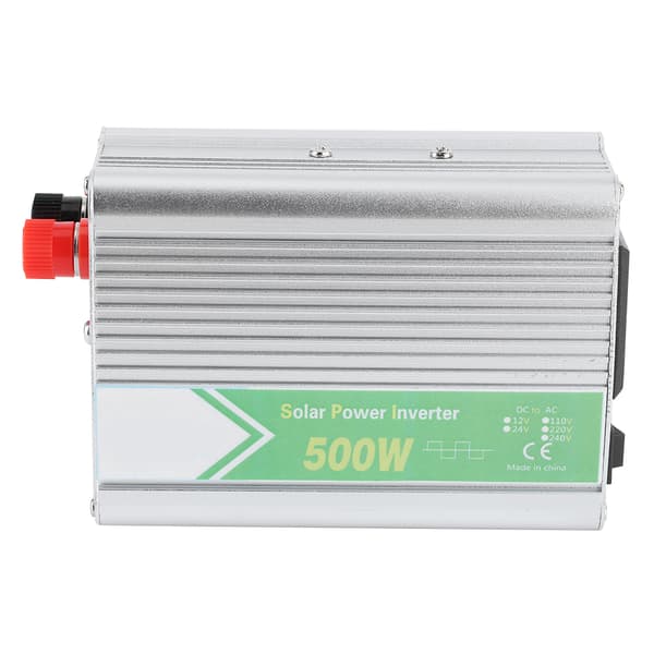 DC12V til AC220V 500W Smart Strømomformer LED Multibeskyttelse Sikkerhetsbilinverter