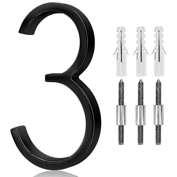 Zinklegering Flytande husnummer Bighted House Numbers 911 Synlighetsskylt 4
