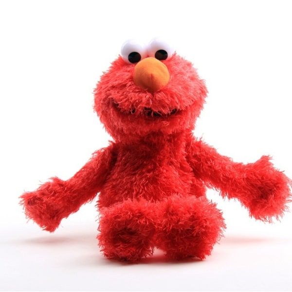 Sesame Street Cookie Monster Blå & Röd Elmo plyschfigur Red