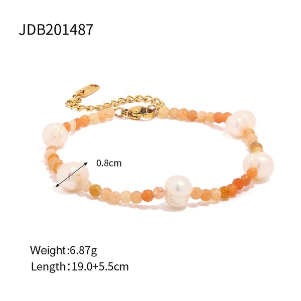 Armbånd Barok Pearl Daily Outfit Metallic Element B1465 JDB201487
