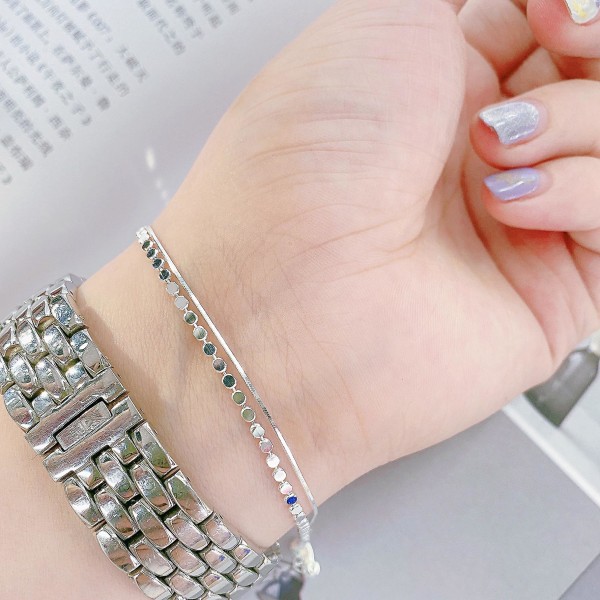 Halsband pärlor dubbla lager modesmycken Ac5460 Bracelet