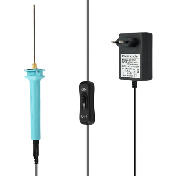 Elektrisk skumkutter, polystyren pennsettverktøy for bærbare graveringsverktøy (10 cm (7,5v 2,5A))