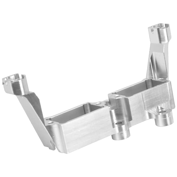 Differensialsperrebrakett i aluminiumslegering for Traxxas TRX4 1 10 RC Crawler Tilbehør Sølv