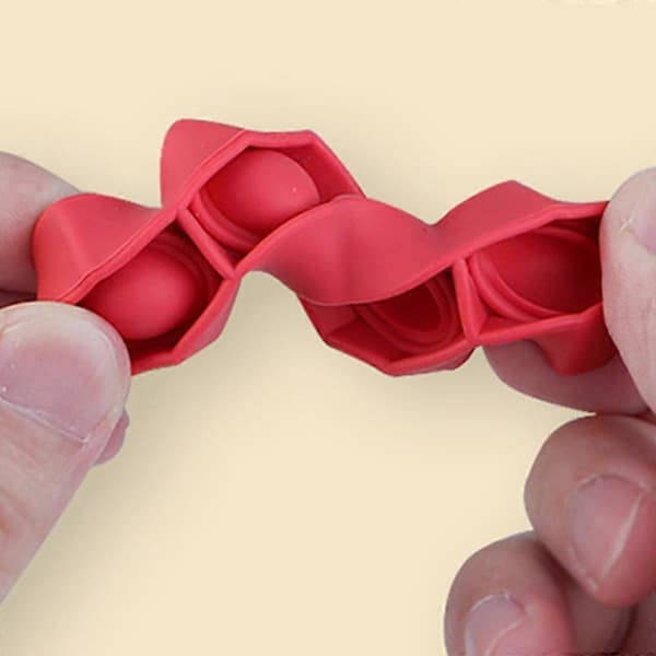 Push It Pop Puzzle Fidget Spil Stresslindrende Sekskantet Puslespil Boblelegetøj Gaver