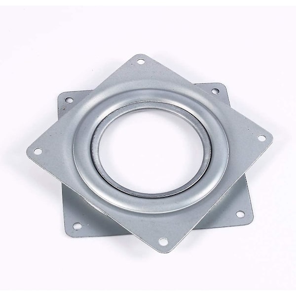 Drejelig drejeplade - 4&quot; Square Metal Lazy Tv Pladespiller Stand Bord Metal Værktøj