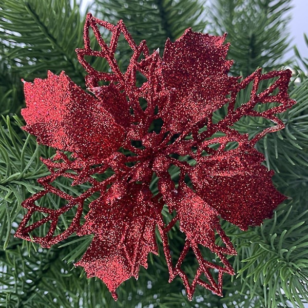Juletre hengende dekorasjon Festdekorasjoner 10Pcs Red