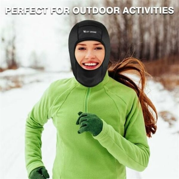 Fleece Varm Høst Og Vinter Ridehjelm Innerøre Cold Wind Hat Passer Alle