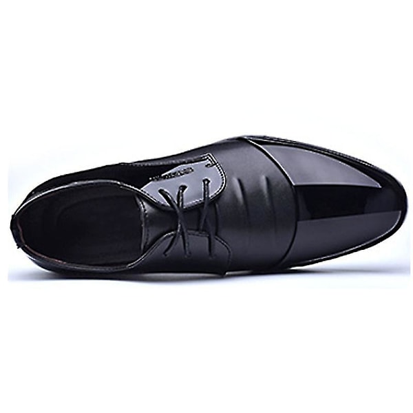 Mænd Bryllup Business Party Patent Formelle Smart Sko Black 41