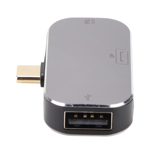 USB C-hubb 3 i 1 Typ C hane till DP USB A Typ C hona dockningsstation för Windows Android OS X