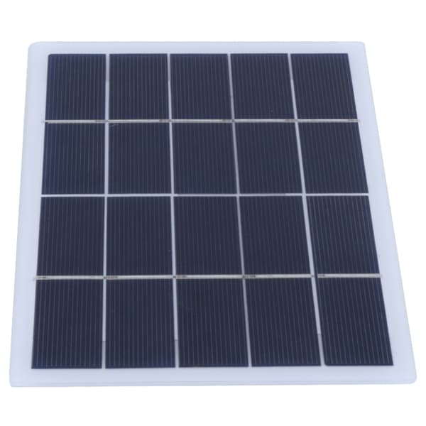 3W 5V Polykrystallinsk Silisium Solcellepanel DIY Lader Batteri DC Utgang