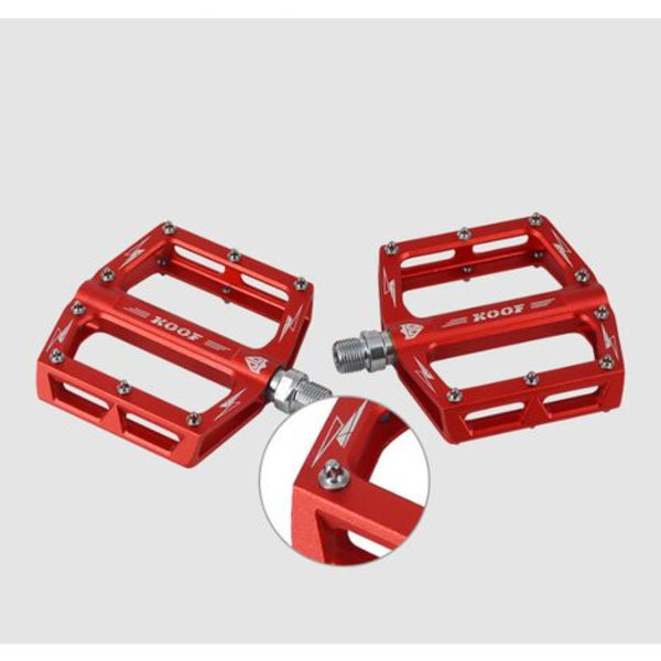 Cykelpedaler, universelle MTB-pedaler Holdbare skridsikre bred platform mountainbikepedaler til mountainbike foldevej