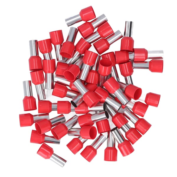 50 stk. isolerede ferruler, stift-krympe terminaler, EU-stil ledningsender, 2 AWG E35-16