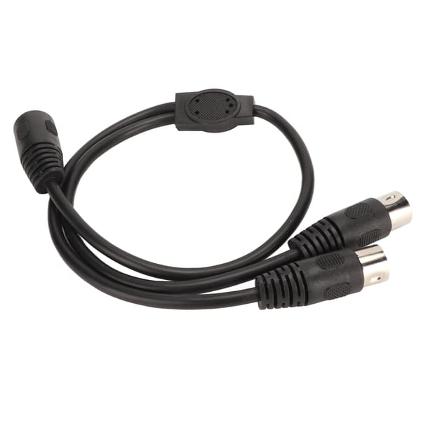 5 Pin DIN Hun til 2 5 Pin DIN Han Y Splitter Adapter 5 Core Fleksibelt Studio Lydkabel
