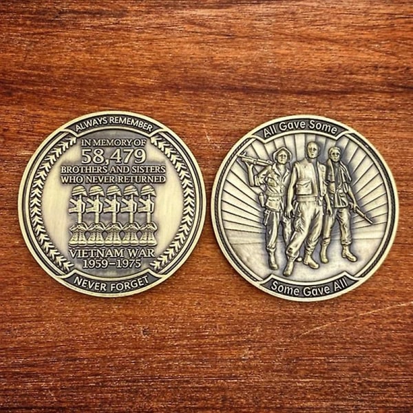 Vietnam Veteran Mønt 1/3 stk Erindringsmøntsamling Kunstgaver Souvenir 1PCS