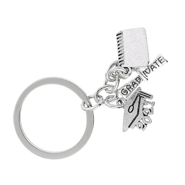 1 stk eksamen tema nøglering gave bachelor formet nøgle vedhæng Present 1.5X1CM