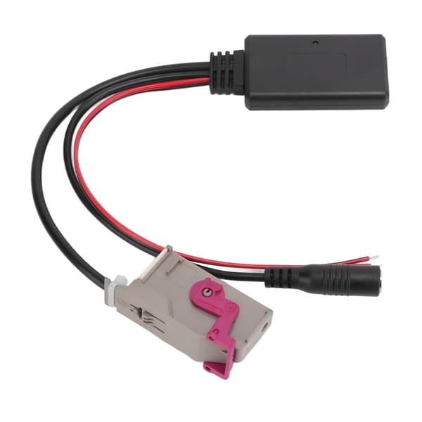Bluetooth 5.0 Trådlös AUX Adapter Hands Free Mikrofon Ersättning för RNSE RNS E Bilstereo