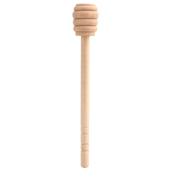 Honungssked i trä, set om 50 st, 15 cm skaftlängd