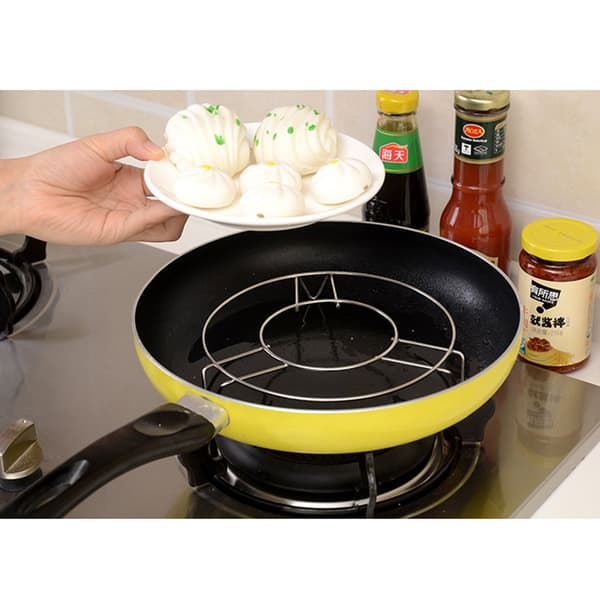 Kraftig stativ i rustfritt stål for trykkoker dampkoking