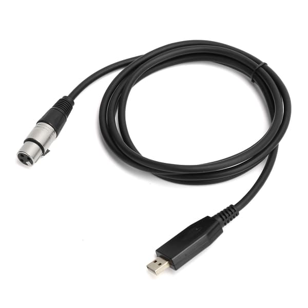 USB til XLR Hunn Mikrofonkabel Datamaskin Koblingsledning 3m Tilbehør