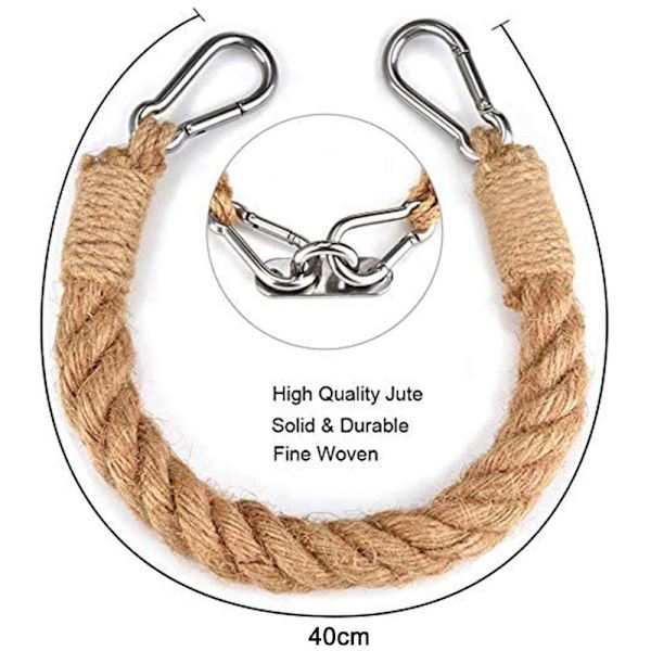 Hamp Rope Style Creative Wall Decor Toiletrulleholder Perforeret badeværelse toilethåndklæde eller bruseforhæng