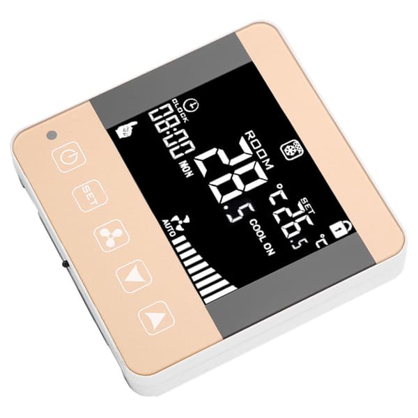 Smart WiFi LCD digital termostat för central luftkonditionering fläktkonvektor