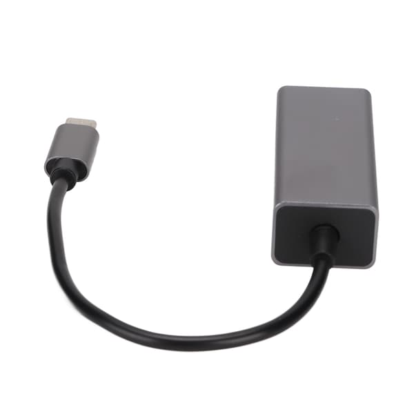 USB C til RJ45 Ethernet-adapter Grå Stabil Overføring for MacBook Pro Galaxy S9 S8 Note 9 100 MB