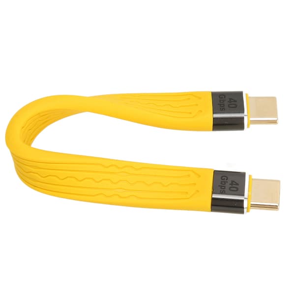 USB C til USB C FPC-kabel 100W PD Hurtiglading 5A 40Gbps Dataoverføring for Huawei Xiaomi