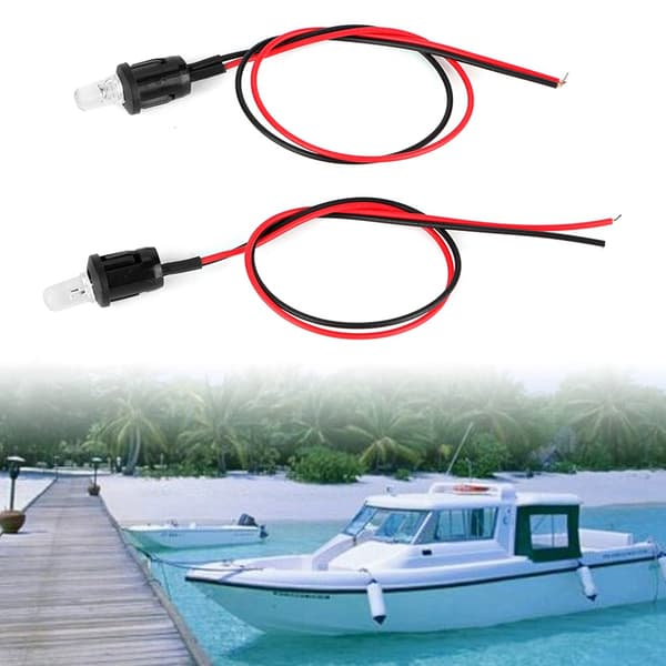 1 Par DC 12V Bil LED Alternerende Alarm Dash Mount Lys