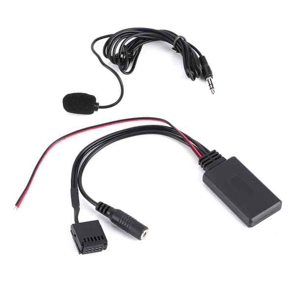 Bluetooth AUX-kabeladapter med mikrofon handsfree-samtal för Ford Focus 6000CD