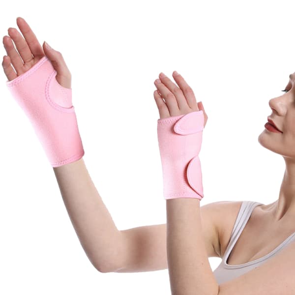 Justerbart Andningsbart Handledsstöd Karpaltunnelsyndrom Lindring 2-pack