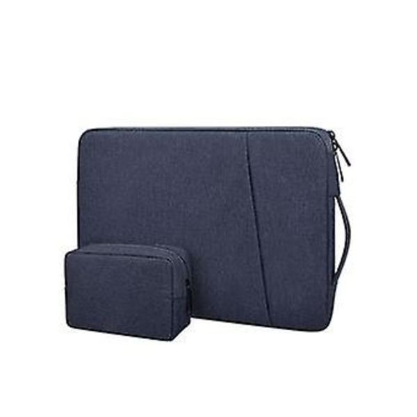 Laptoptaske Holdbar Vandtæt Med Adaptertaske 14.1&#39;&#39;| Mørkeblå | 370 X 255 X 25 Mm