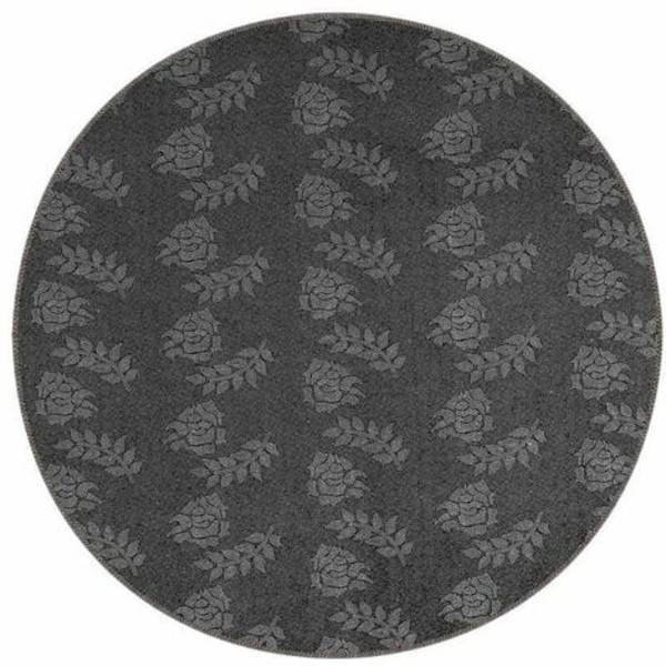 Nykyaikainen matto 120 x 120 cm Liukumaton nukkakorkeus 6 mm Sininen