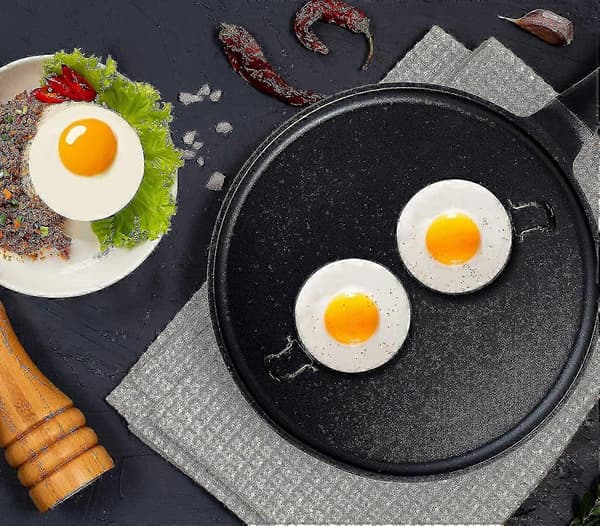 4-delt pannekakeform i rustfritt stål for å lage egg og omeletter - Lh-1-modell