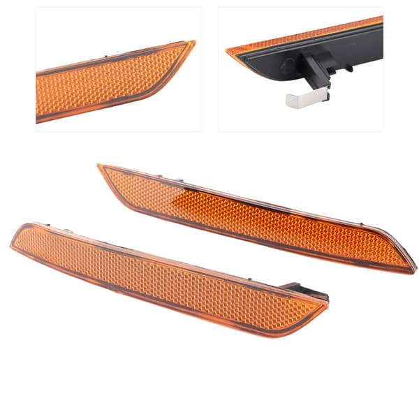 2 stk. gule sidemarkeringslys 63147187087 frontfangerreflektorlampe for E71 X6 E70 X5M