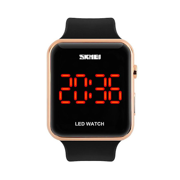 Vandafvisende silikone digitalur Skm-006-go
