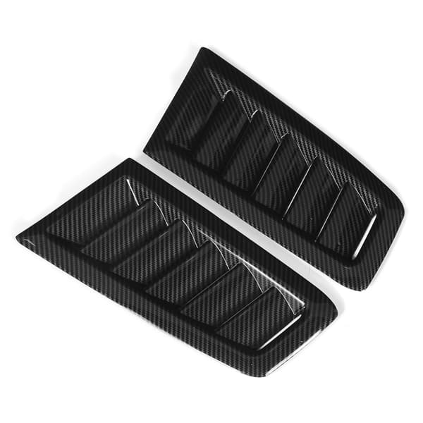 Focus RS MK2 Stil Universal Karbonfiber Frontpanser Ventiler Luftuttak Par Erstatning