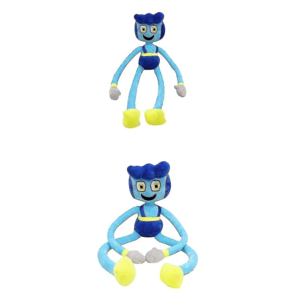 Poppy Playtime 3 Poppy-serien mamma och pappa gosedocka gasmask huva plyschleksak Bobby Dad A-50cm