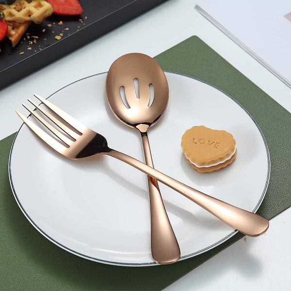 Bestickset Serveringsbit Set roséguld Rose gold